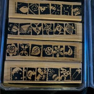 Stampin Up!  Set of 4 stamps  new  never used